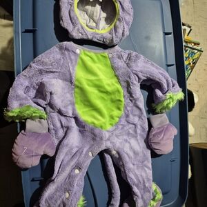 Purple and Green Kids Dinosaur Costume